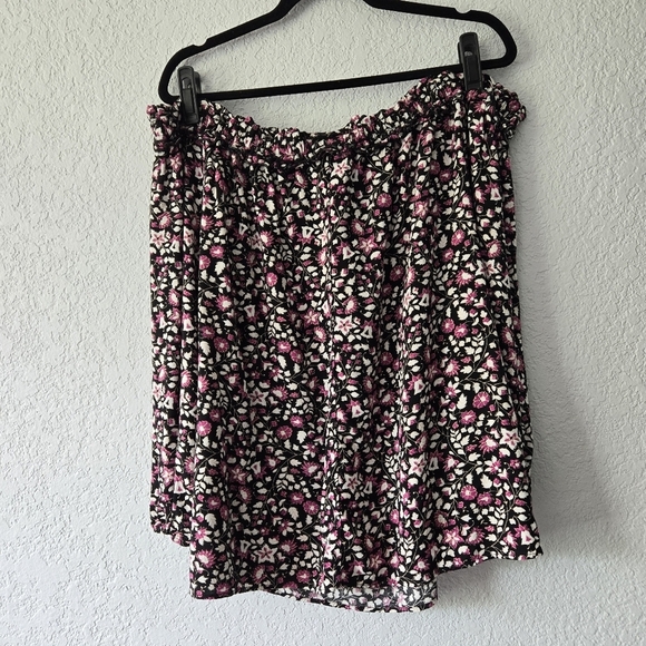 Lane Bryant 18 / 20 Floral Off the Shoulder Flowy Blouse - Picture 1 of 5